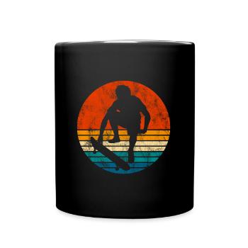 Skateboarder Skateboard Skater Skate Skateing - Mug uni - noir - Devant