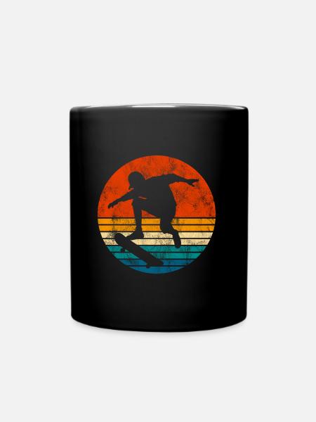 Skateboarder Skateboard Skater Skate Skateing - Full Colour Mug - black