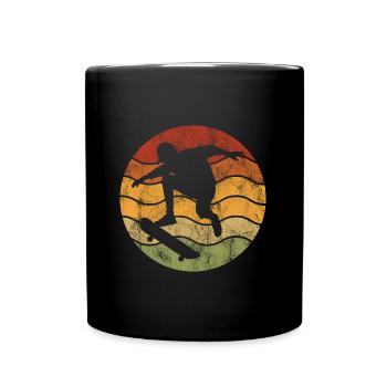Skateboarder Skateboard Skater Skate Skateing - Mug uni - noir - Devant