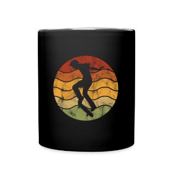 Skateboarder Skateboard Skater Skate Skateing - Mug uni - noir - Devant
