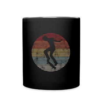 Skateboarder Skateboard Skater Skate Skateing - Mug uni - noir - Devant