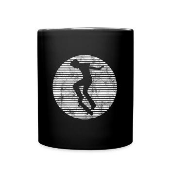 Skateboarder Skateboard Skater Skate Skateing - Mug uni - noir - Devant