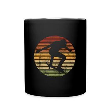Skateboarder Skateboard Skater Skate Skateing - Mug uni - noir - Devant