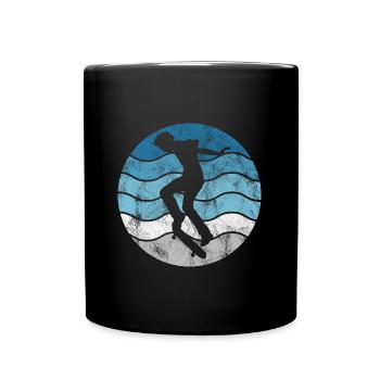 Skateboarder Skateboard Skater Skate Skateing - Mug uni - noir - Devant