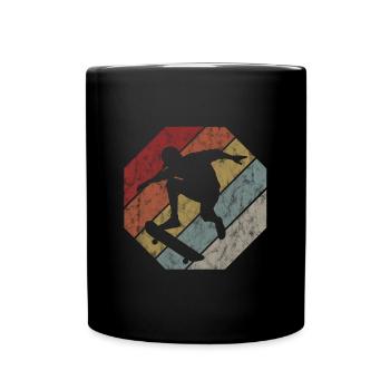 Skateboarder Skateboard Skater Skate Skateing - Mug uni - noir - Devant