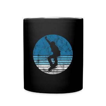 Skateboard Skateboarder Skater Skate Skateing - Mug uni - noir - Devant