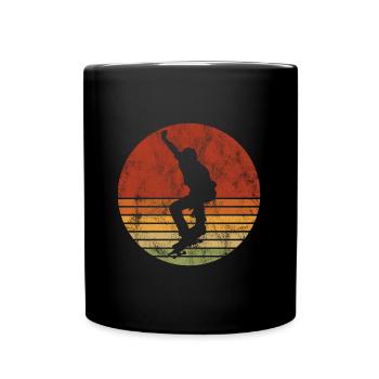 Skateboard Skateboarder Skater Skate Skateing - Mug uni - noir - Devant