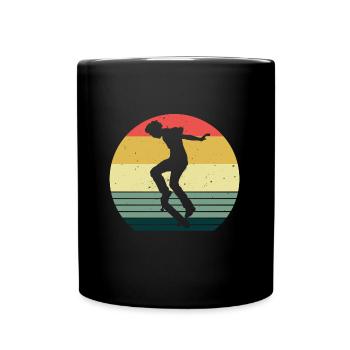 Skateboard Skateboarder Skater Skate Skateing - Mug uni - noir - Devant