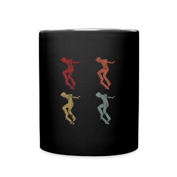 Skateboard Skateboarder Skater Skate Skateing - Mug uni - noir - Devant