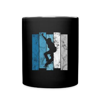 Skateboard Skateboarder Skater Skate Skateing - Mug uni - noir - Devant