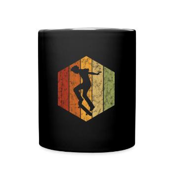 Skateboard Skateboarder Skater Skate Skateing - Mug uni - noir - Devant