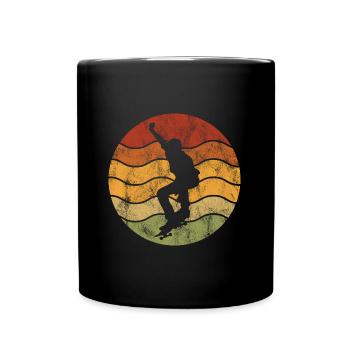 Skateboard Skateboarder Skater Skate Skateing - Mug uni - noir - Devant