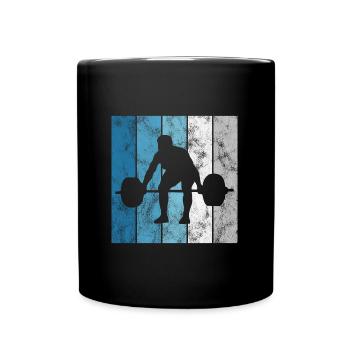 Musculation Bodybuilder GYM Fitnessstudio Retro - Mug uni - noir - Devant