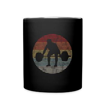 Musculation Bodybuilder GYM Fitnessstudio Retro - Mug uni - noir - Devant