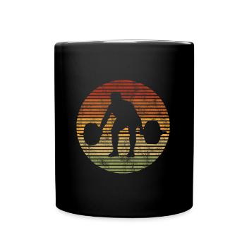 Musculation Musculation GYM Fitnessstudio Retro - Mug uni - noir - Devant