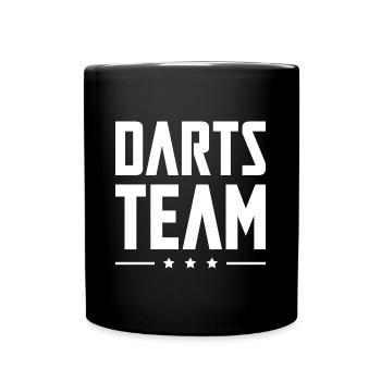 Équipe de fléchettes - Mug uni - noir - Devant