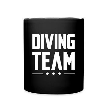 Diving Team - Full Colour Mug - black - Front