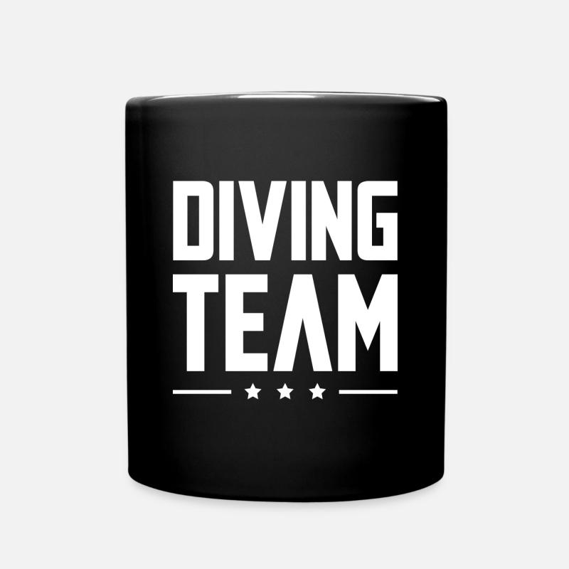 Diving Team - Full Colour Mug - black