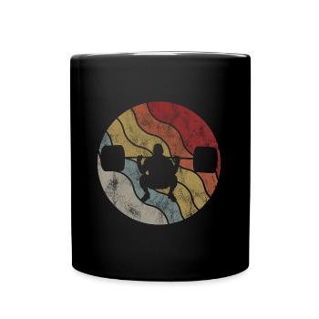 Musculation Bodybuilder GYM Fitnessstudio Retro - Mug uni - noir - Devant