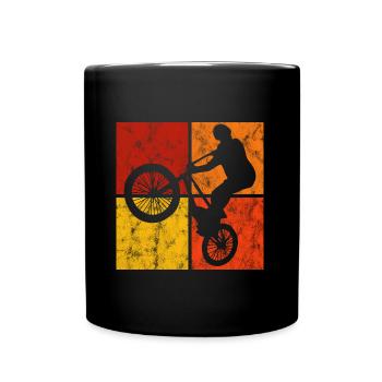 BMX Vélo Vélo Rétro Cadeau Vélo Motocross - Mug uni - noir - Devant