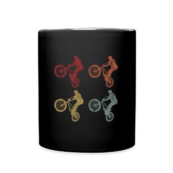 BMX Vélo Vélo Rétro Cadeau Vélo Motocross - Mug uni - noir - Devant