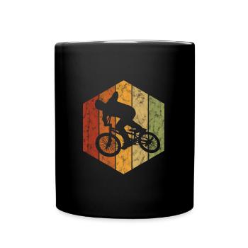BMX Vélo Vélo Rétro Cadeau Vélo Motocross - Mug uni - noir - Devant