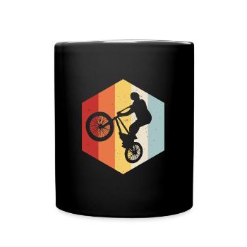 BMX Vélo Vélo Rétro Cadeau Vélo Motocross - Mug uni - noir - Devant