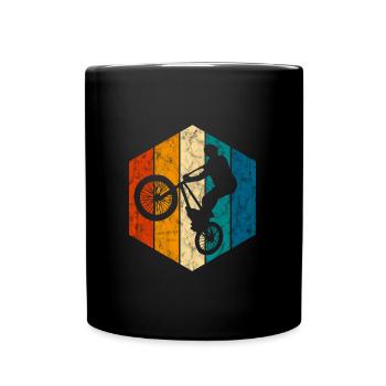 BMX Vélo Vélo Rétro Cadeau Vélo Motocross - Mug uni - noir - Devant