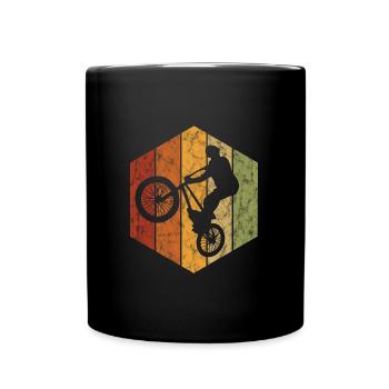 BMX Vélo Vélo Rétro Cadeau Vélo Motocross - Mug uni - noir - Devant