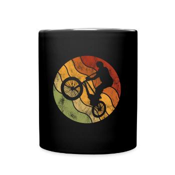BMX Vélo Vélo Rétro Cadeau Vélo Motocross - Mug uni - noir - Devant
