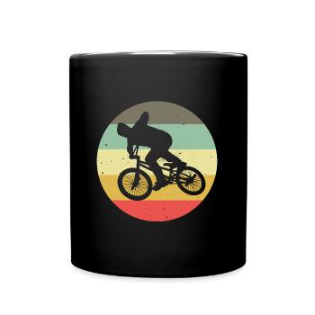 BMX Vélo Vélo Rétro Cadeau Vélo Motocross - Mug uni - noir - Devant