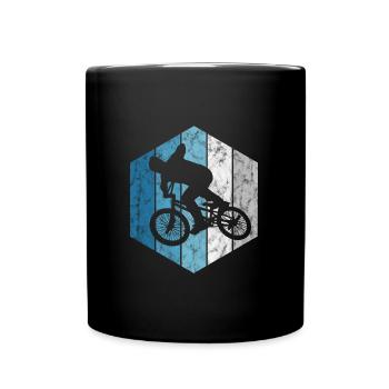 BMX Vélo Vélo Rétro Cadeau Vélo Motocross - Mug uni - noir - Devant