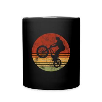 BMX Vélo Vélo Rétro Cadeau Vélo Motocross - Mug uni - noir - Devant