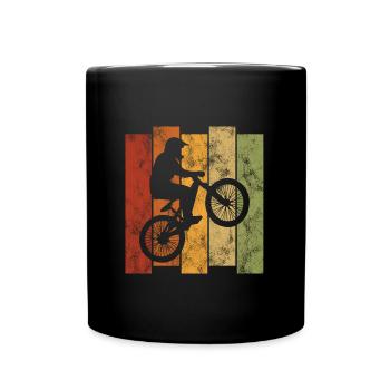 BMX Vélo Vélo Rétro Cadeau Vélo Motocross - Mug uni - noir - Devant