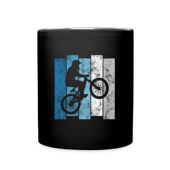 BMX Vélo Vélo Rétro Cadeau Vélo Motocross - Mug uni - noir - Devant