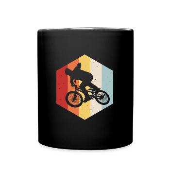 BMX Vélo Vélo Rétro Cadeau Vélo Motocross - Mug uni - noir - Devant