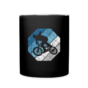 BMX Vélo Vélo Rétro Cadeau Vélo Motocross - Mug uni - noir - Devant