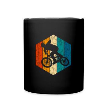 BMX Vélo Vélo Rétro Cadeau Vélo Motocross - Mug uni - noir - Devant