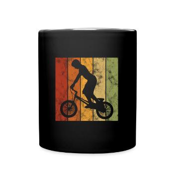 BMX Vélo Vélo Rétro Cadeau Vélo Motocross - Mug uni - noir - Devant