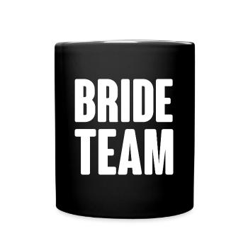 Bride Team - Full Colour Mug - black - Front