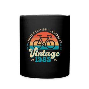 1985 Cycling Anniversary Born in 1985 - Full Colour Mug - black - Front