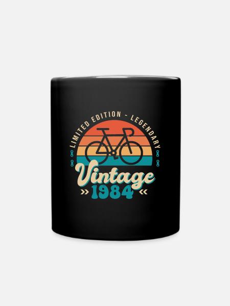 1984 Anniversaire velo cycliste Né en 1984 - Mug uni - noir