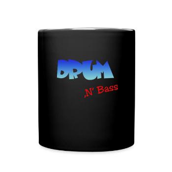 Drum n Bass, Techno, Minimal - Tasse einfarbig - Schwarz - Vorne