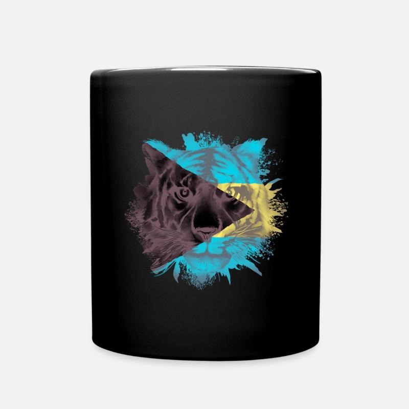 Bahamas - Tasse einfarbig - Schwarz