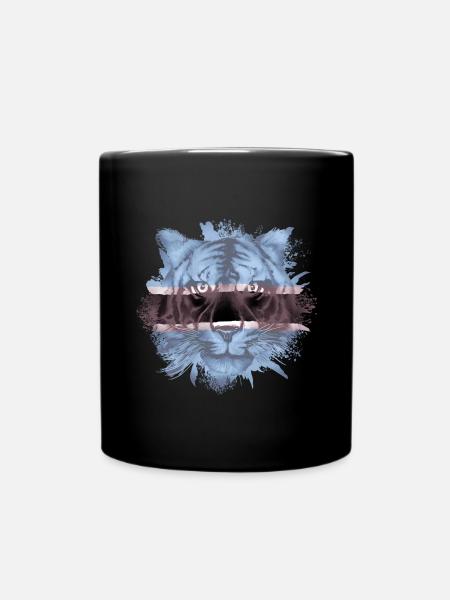 Botswana - Tasse einfarbig - Schwarz