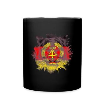 DDR - Tasse einfarbig - Schwarz - Vorne