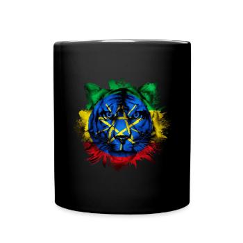 Ethiopia - Full Colour Mug - black - Front