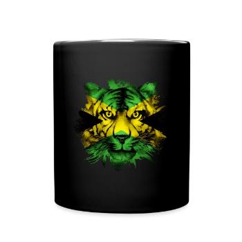 Jamaika - Tasse einfarbig - Schwarz - Vorne