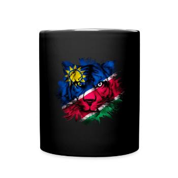 Namibia - Tasse einfarbig - Schwarz - Vorne