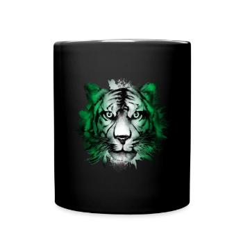 Nigeria - Tasse einfarbig - Schwarz - Vorne